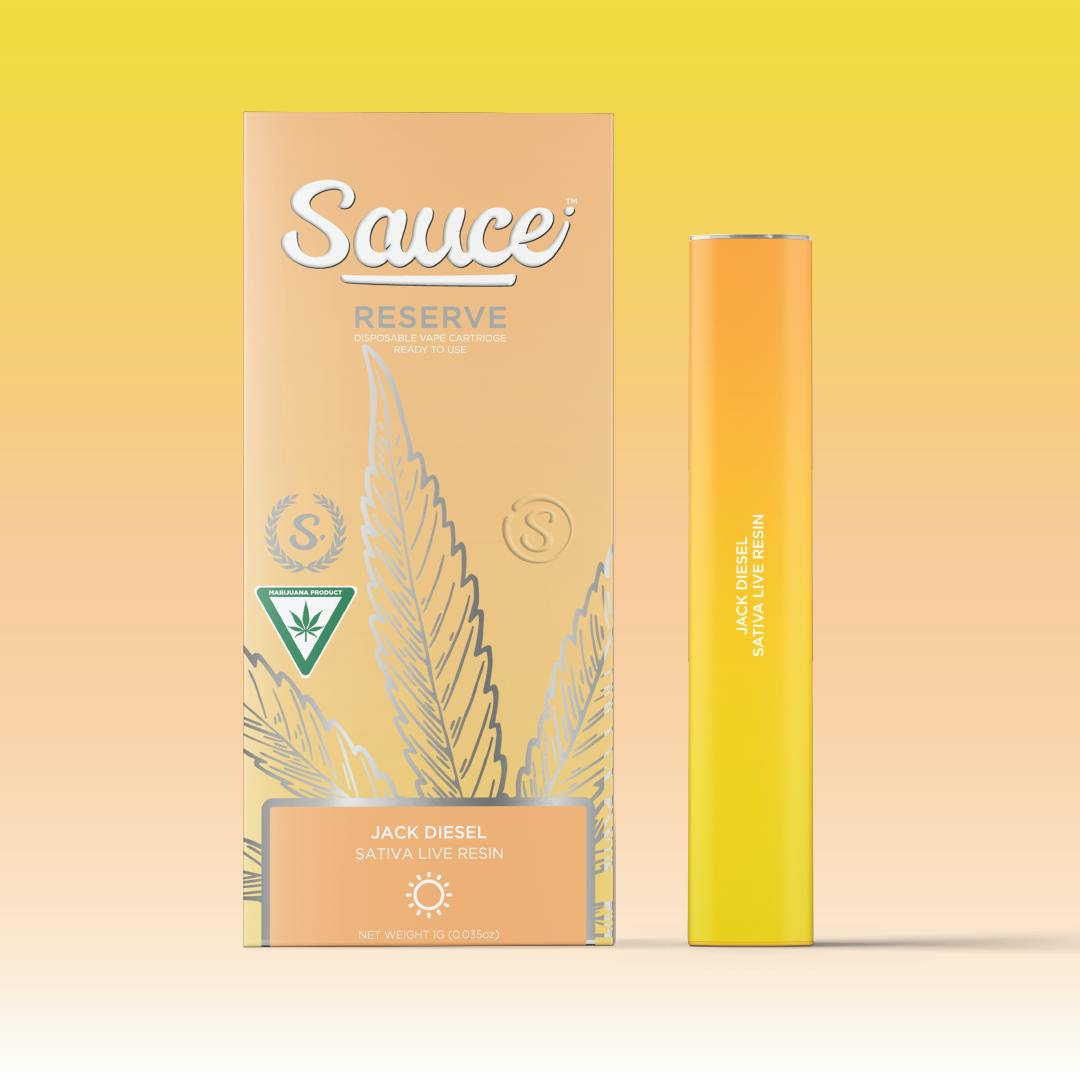 Sauce Sauce Essentials | 1g Live Resin Disposable | Green Crack - Puff  Cannabis Cannabis Store in MI