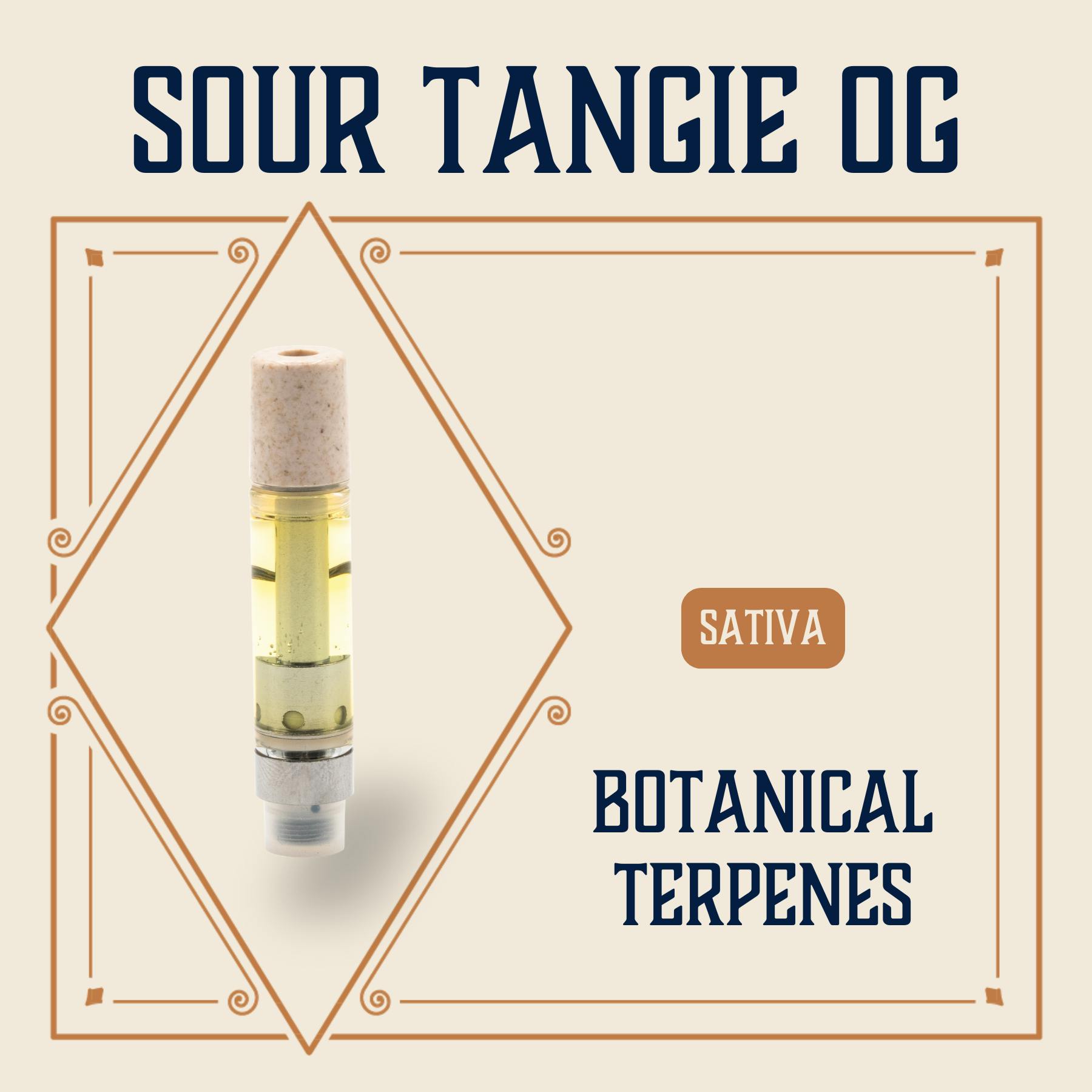 CRDP×DGNリキッド 1ml Tangie Sour Tangie Rosin Line 600mg All in One Device - Dime Industries