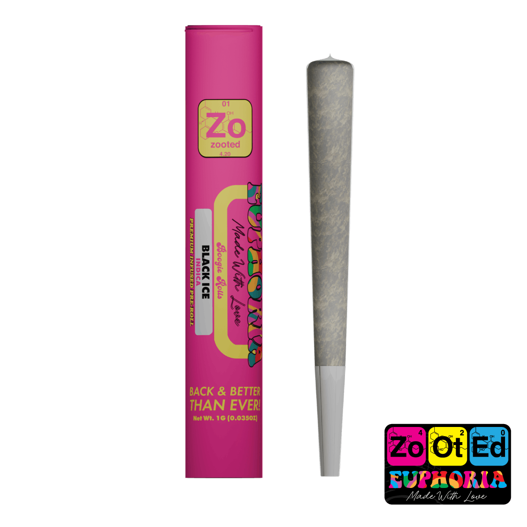 ZOOTED | BLACK ICE | PRE ROLL INDICA