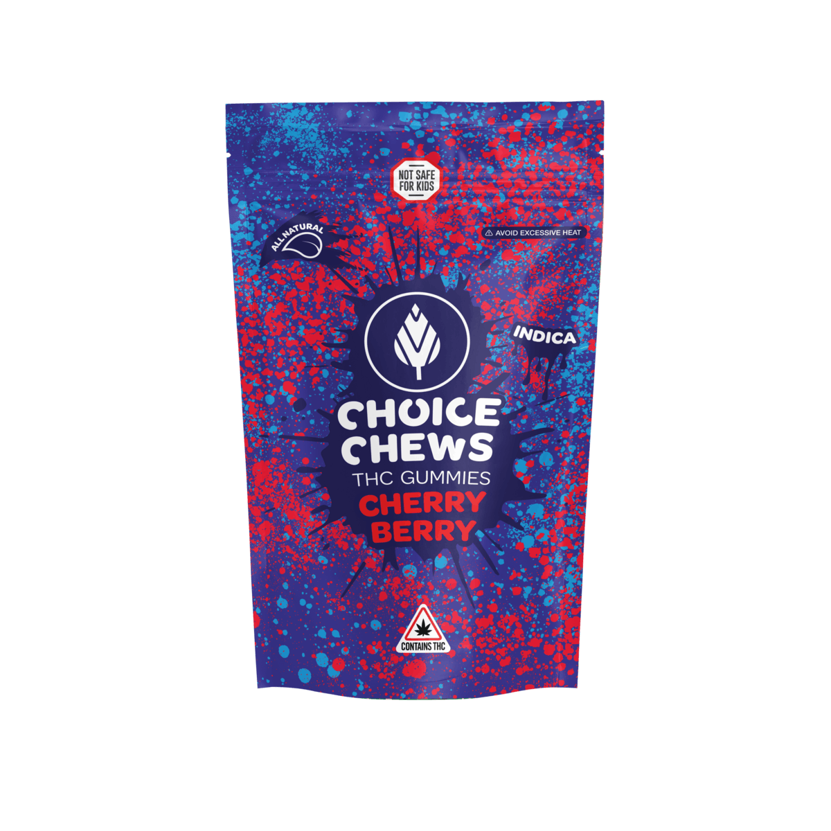 Choice Chews - 200mg Gummies - Cherry Berry (Indica)