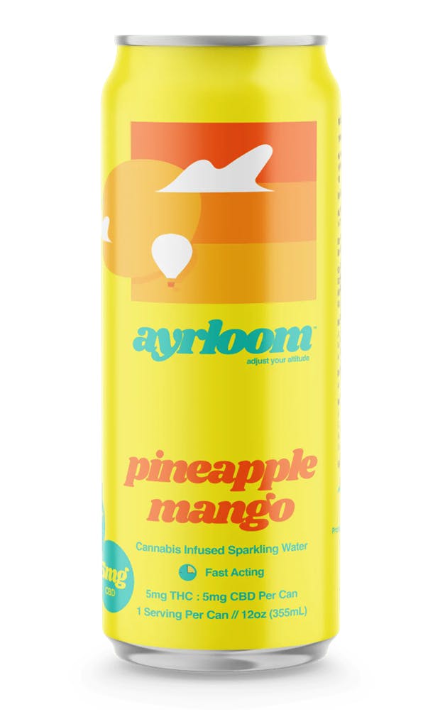 Photo of Pineapple Mango 1:1 Infused Sparkling Water | 5mg