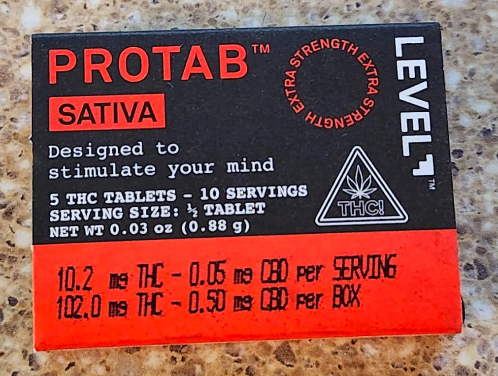 Sativa Protab | 10 Pack | 102mg | Level
