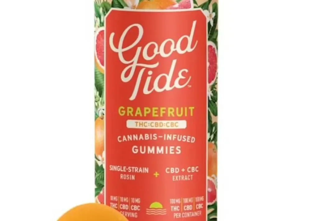Product Good Tide - Grapefruit Gummies - 10mg THC - 10mg CBD - 10mg CBC