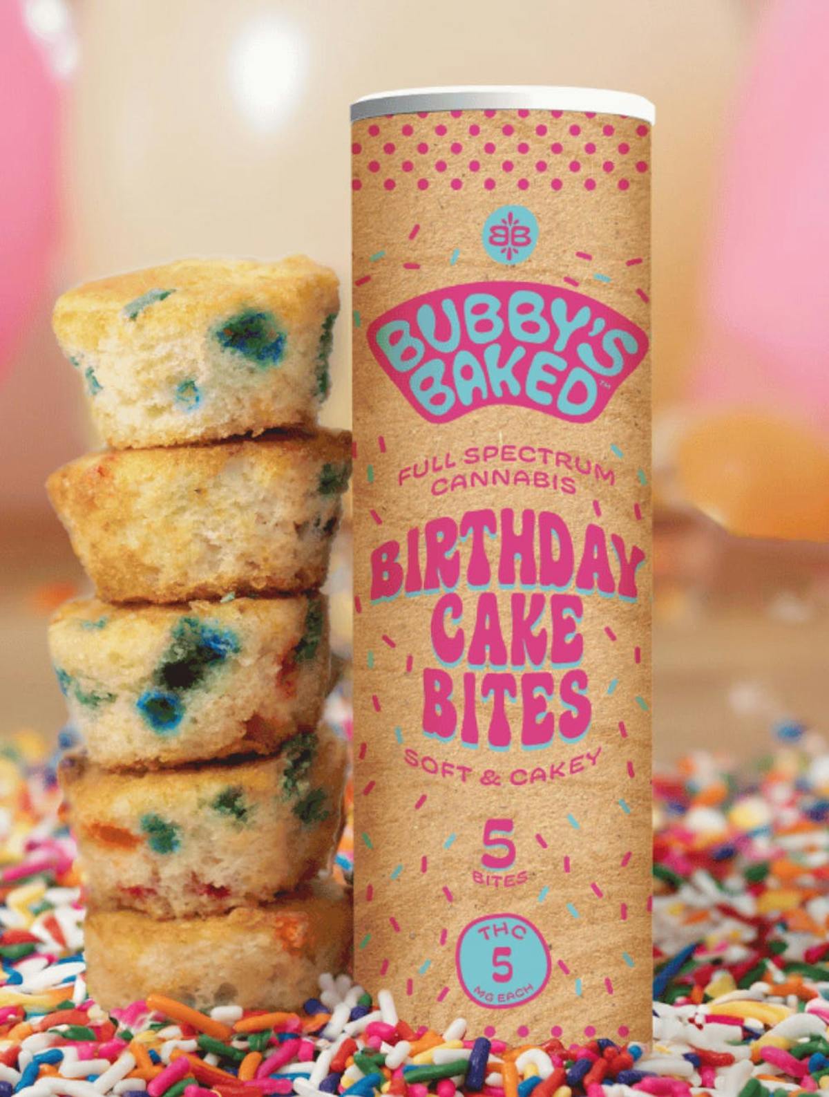 Photo of Birthday Cake (5 pack) | Cake Bites | 25mg