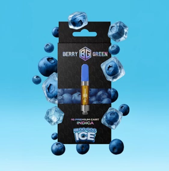 Berry Green | Blue Goo Ice | 1G Vape Cart