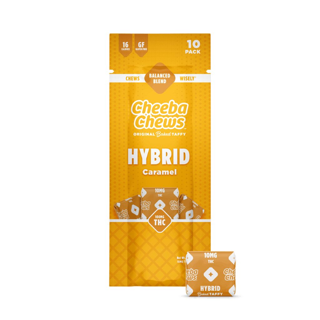 Cheeba Chews | Caramel | Hybrid | 10 Pack 100mg