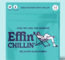 Photo of Effin’ Chillin’ Relaxing Raz Gummies 1:1 THC:CBD – 20 Pack