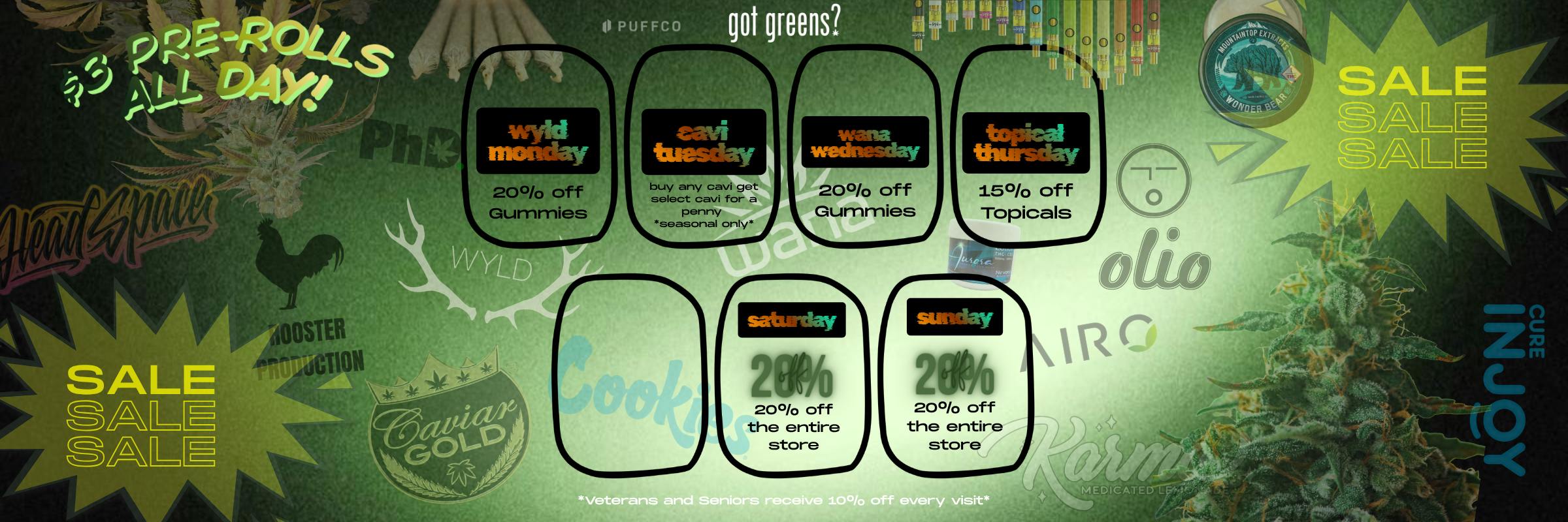 Got Greens daily deals!