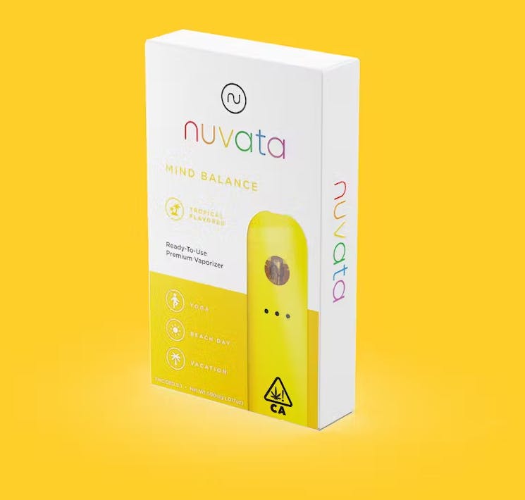 Product CoC NUVATA Disposable - Tropical .5g (Mind Balance) (9:1 THC:CBD)