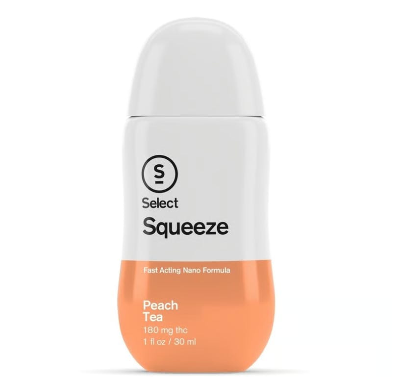 Select Peach Squeeze - EDIBLES cannabis product, .1g