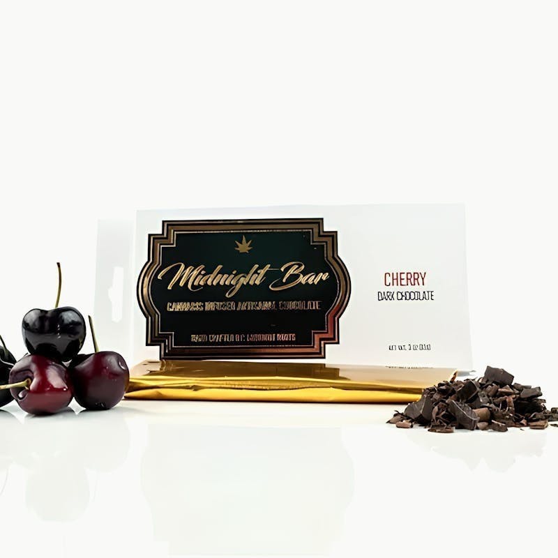Midnight Bars MIDNIGHT BAR | CHERRY - DARK CHOCOLATE | RSO | 200MG — EDIBLES