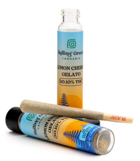 Product Rolling Green - Lemon Cherry Gelato - 1g - Preroll