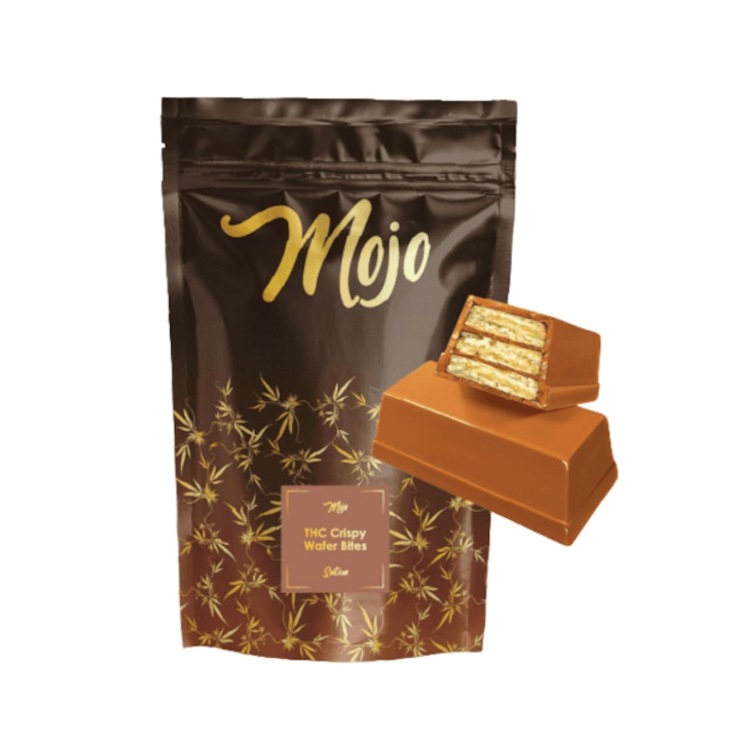 Mojo | 200mg THC Chocolate Bites | Crispy Wafer Bites (Sativa)