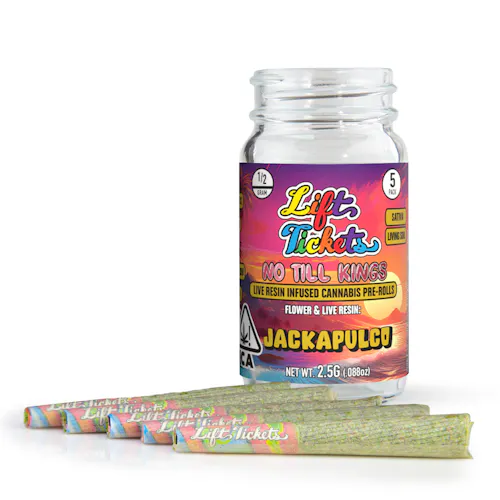 No Till Kings: Jackapulco Infused Pre Roll 5-pack | 2.5g-active