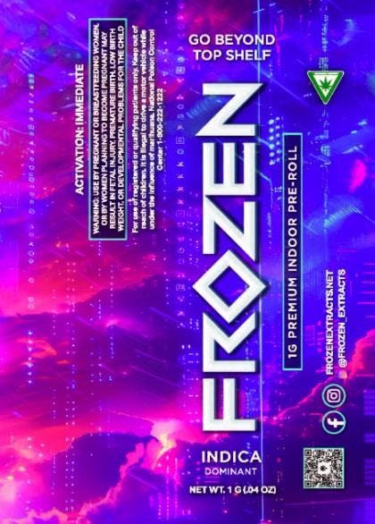 Product: Frozen | Pre-Roll - 1g - Jealousy