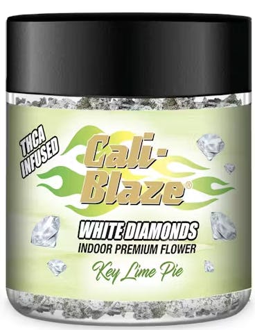 Product Cali-Blaze | Key Lime Pie | White Diamond Infused Flower