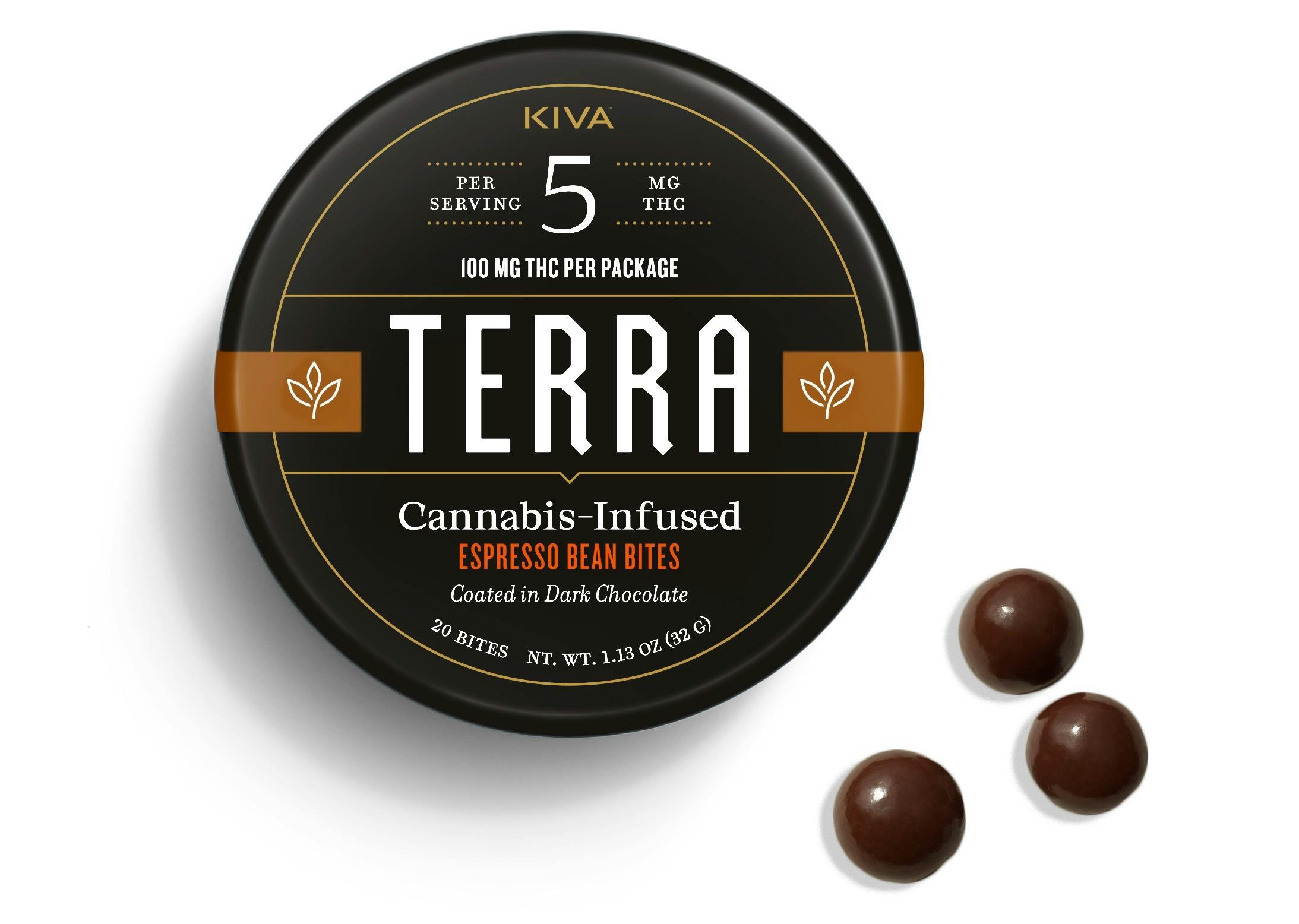 Dark Chocolate Espresso Bean Terra Bites