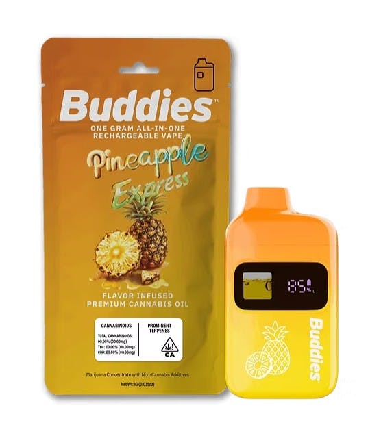 Buddies Flavor Infused AIO - Pineapple Express 1g | Harborside (San Leandro)