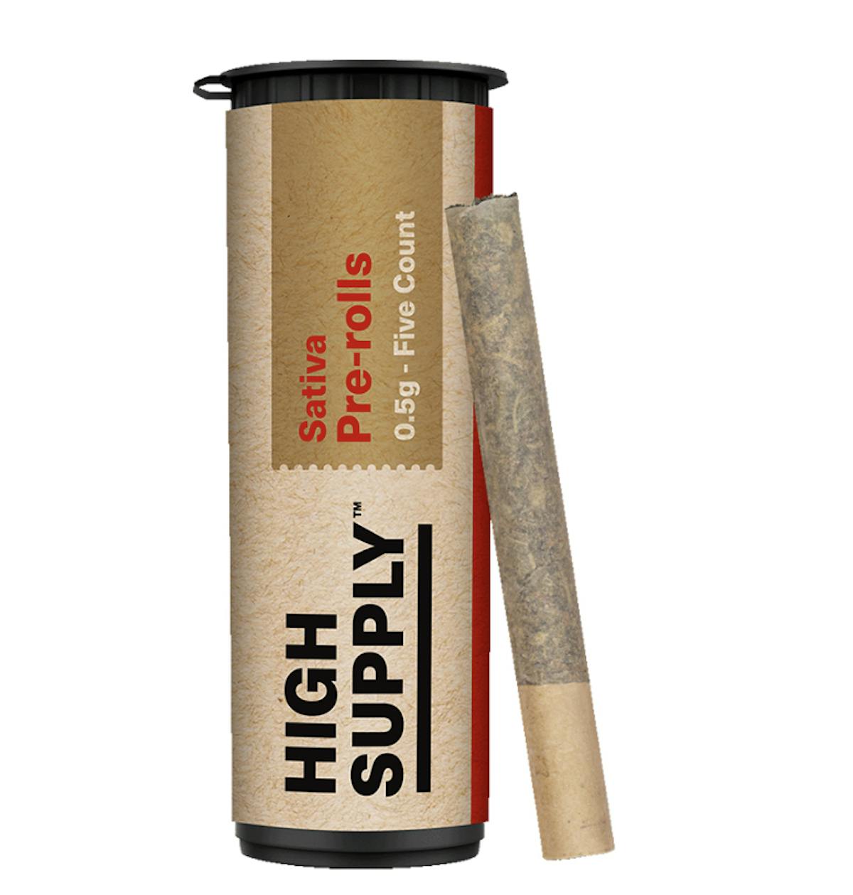 Photo of High Supply Banana Macaroon 0.5g 5pk Prerolls