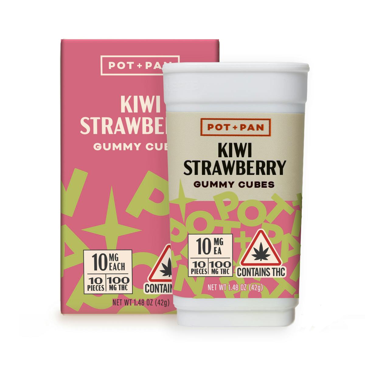 Image of Kiwi Strawberry | 100mg Sativa Gummies