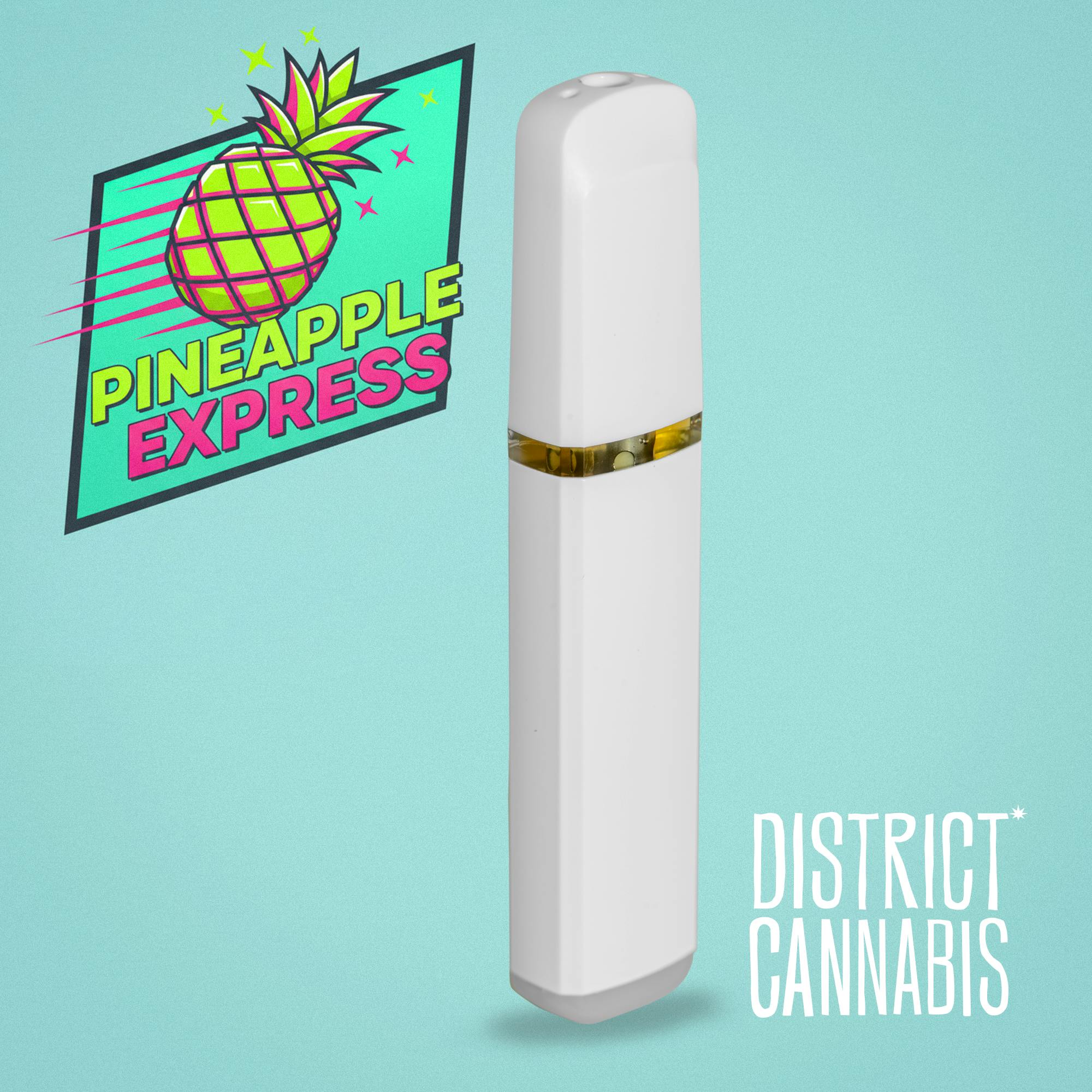 CRDP×DGNリキッド 1ml Pineapple Express 3 CHI Delta 8-THC 1ml Vape Cartridge 1000mg- Pineapple Express