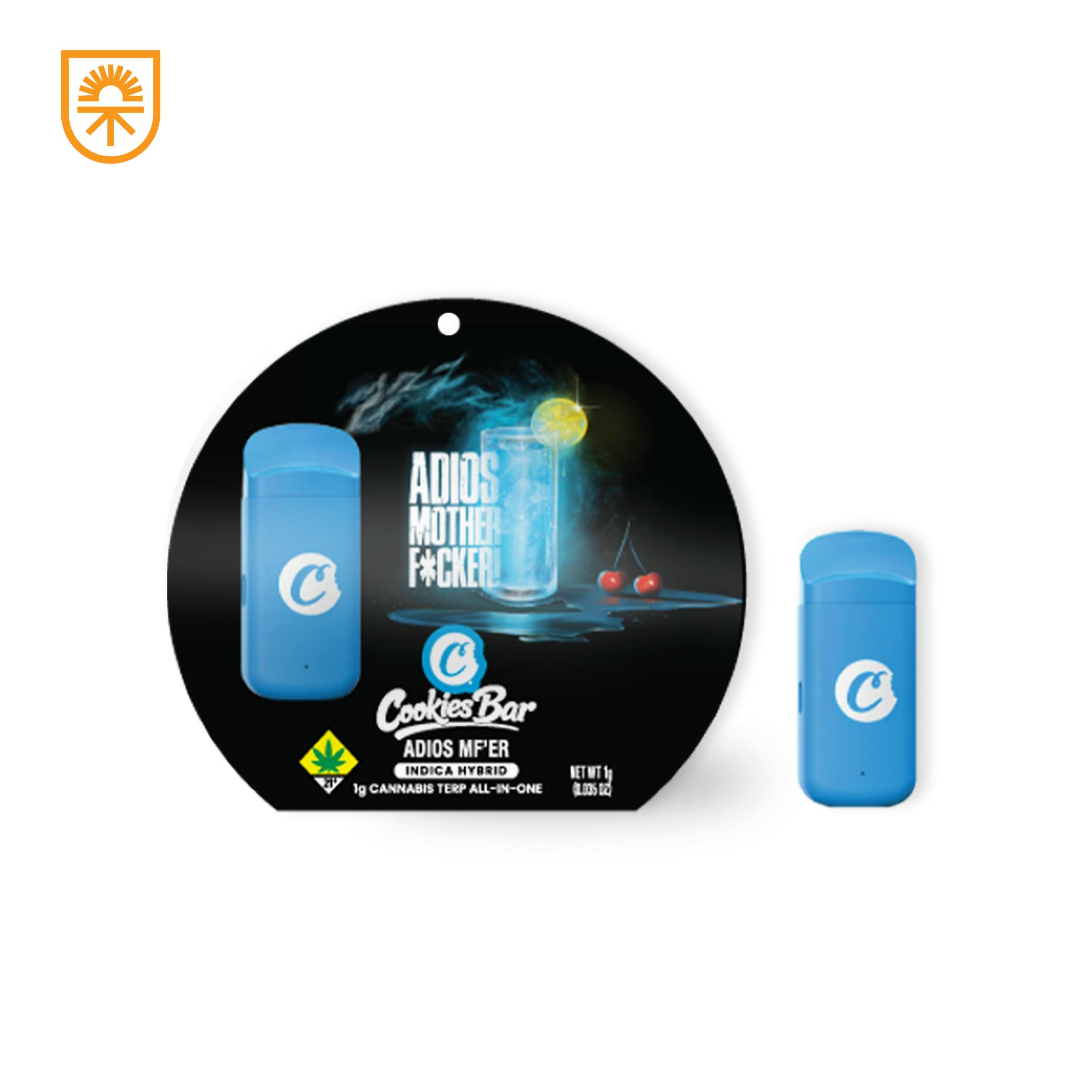 Adios MF'er - Cookies - Bar - All-In-One - 1g