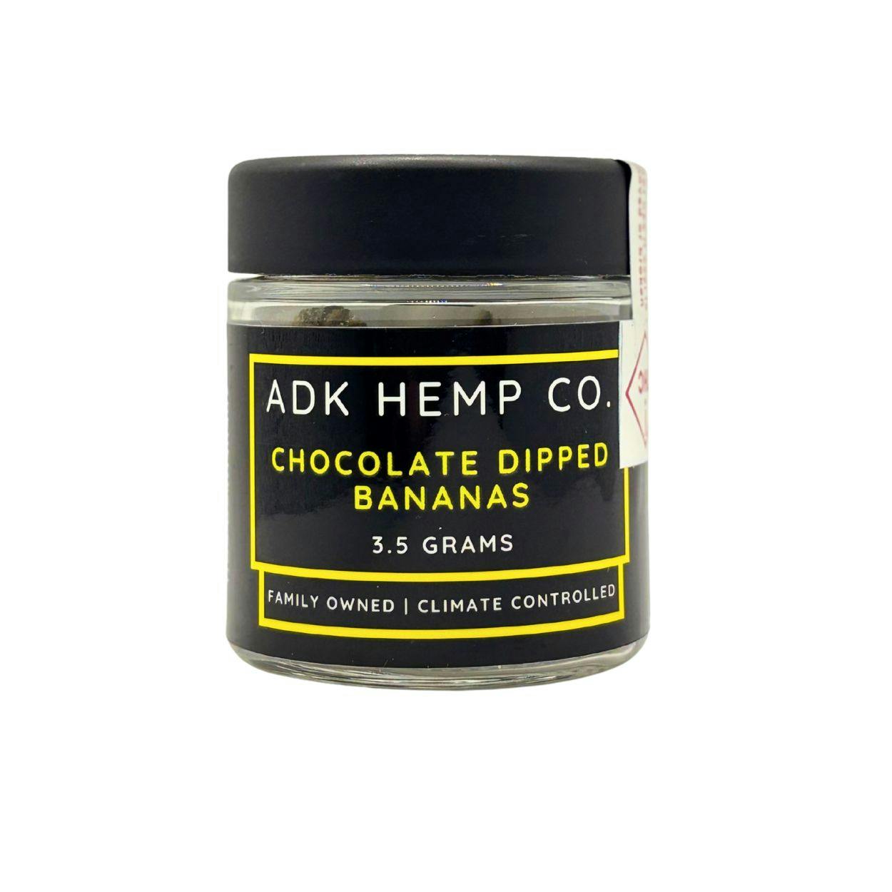 ADK Hemp Co Chocolate Dipped Bananas Flower Jar 3.5g ADK Hemp Co