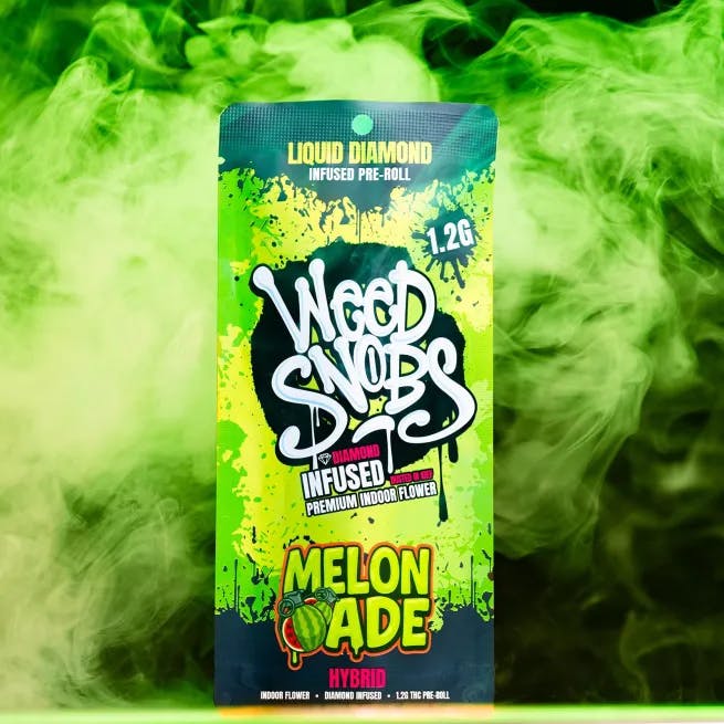 Weed Snobs - 1.2g Liquid Diamond Infused Preroll - Melonade