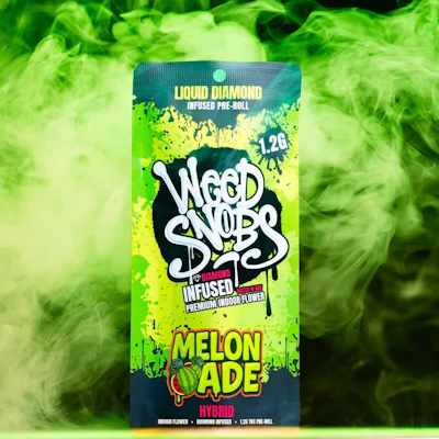 Weed Snobs - 1.2g Liquid Diamond Infused Preroll - Melonade