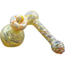 Regal Glass - 6 inch Reverse Artwork Sidecar Bubbler by Regal Glass
