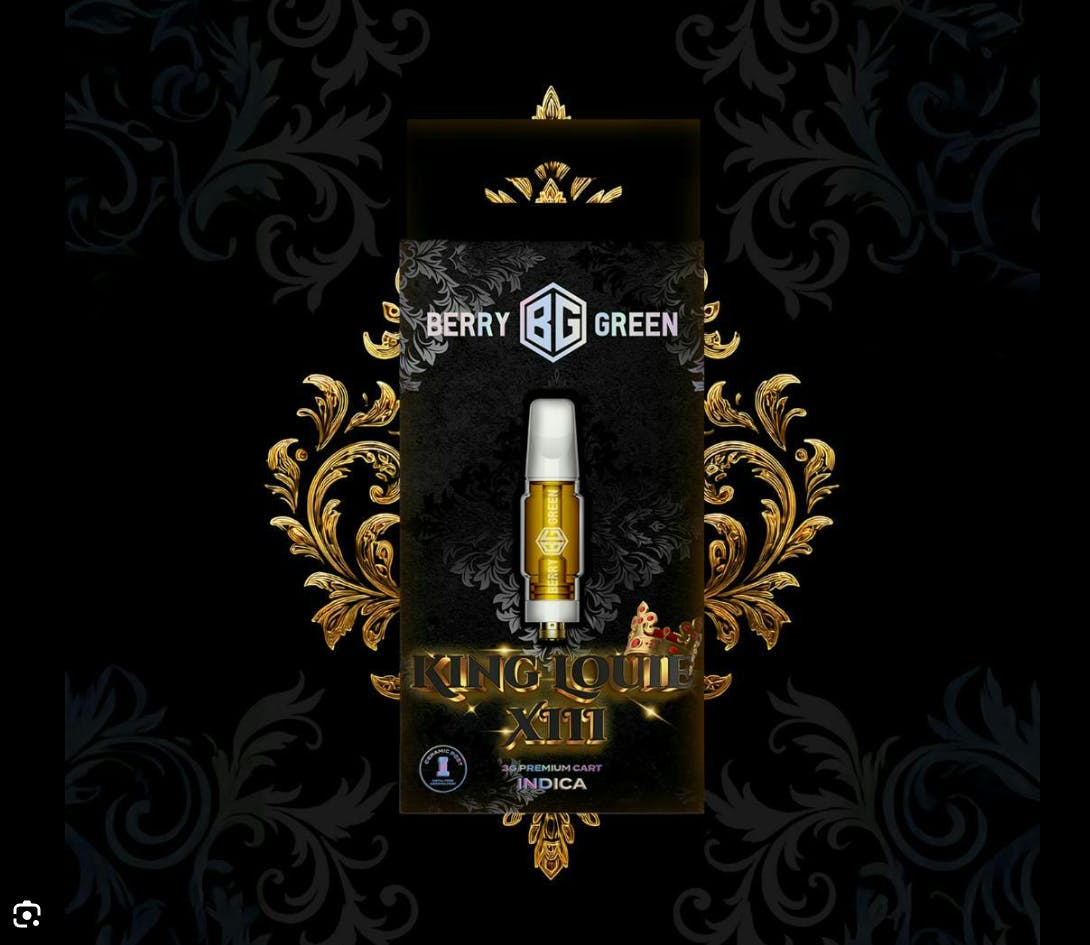 Berry Green | King Louis XIII | 1G Vape Cart