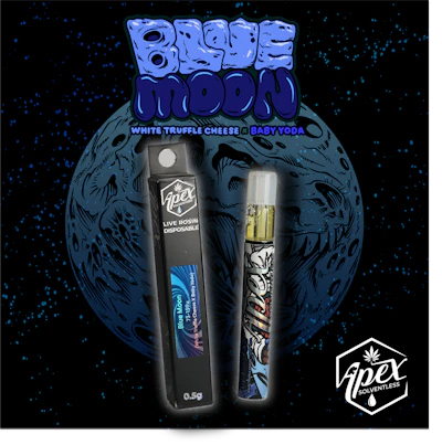 Apex - .5g Hash Rosin Disposable - Blue Moon - DISPOSABLES by Apex Concentrates at King of Budz