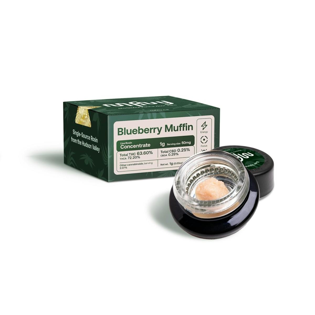 Image of Blueberry Muffin Live Resin Badder