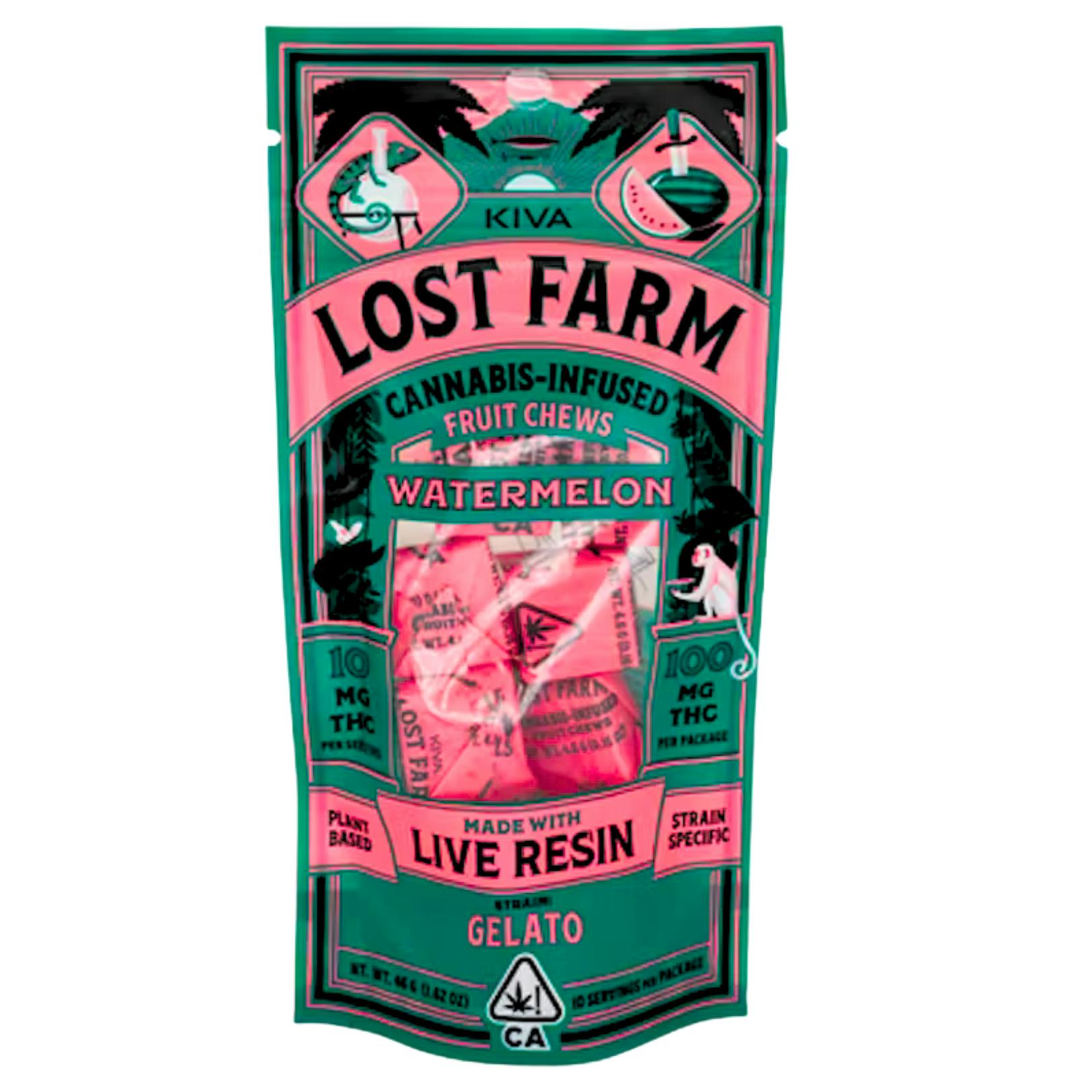 WATERMELON LIVE RESIN FRUIT CHEWS