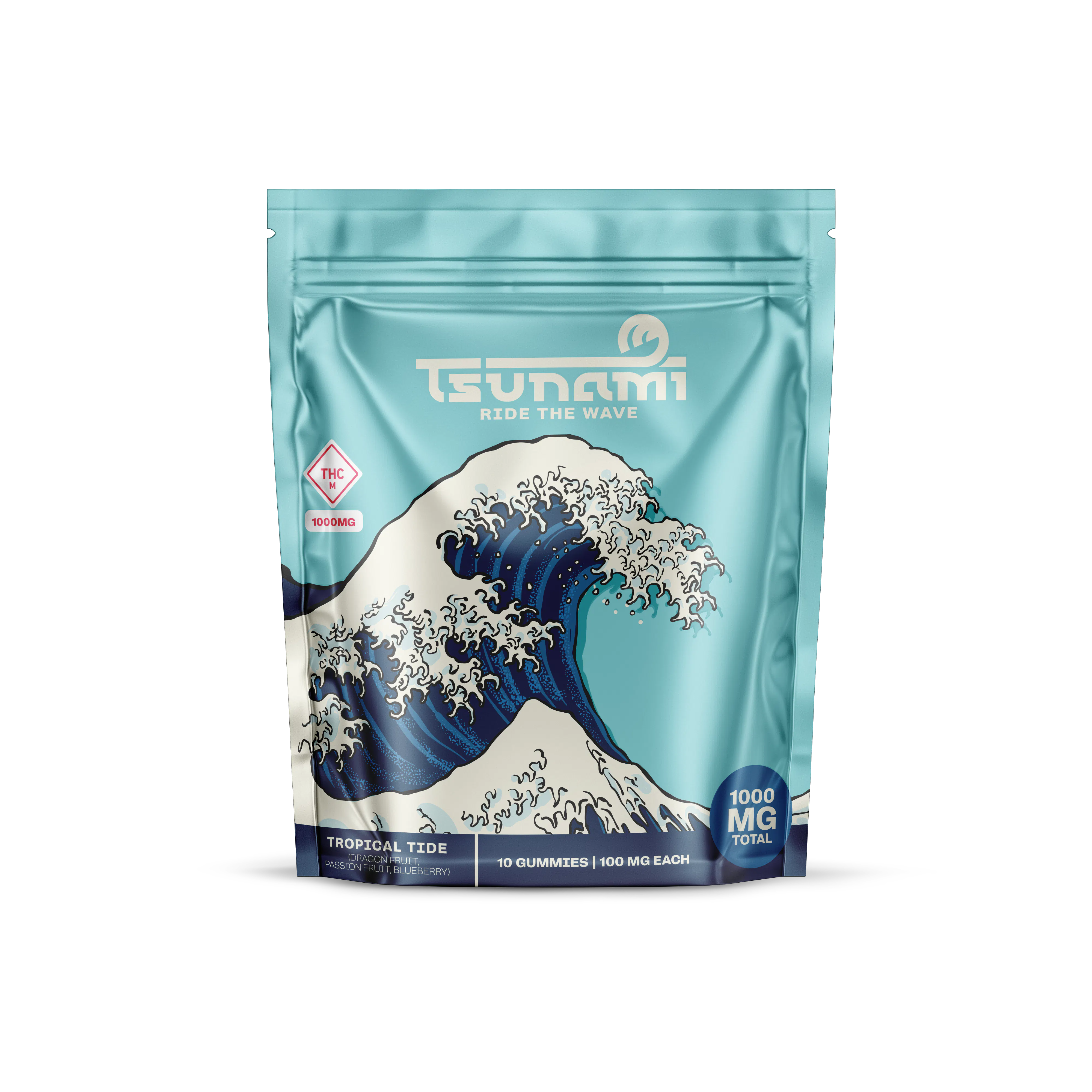 Tsunami Gummies | Tropical Tide | 1000mg | 10pk | Proper Cannabis