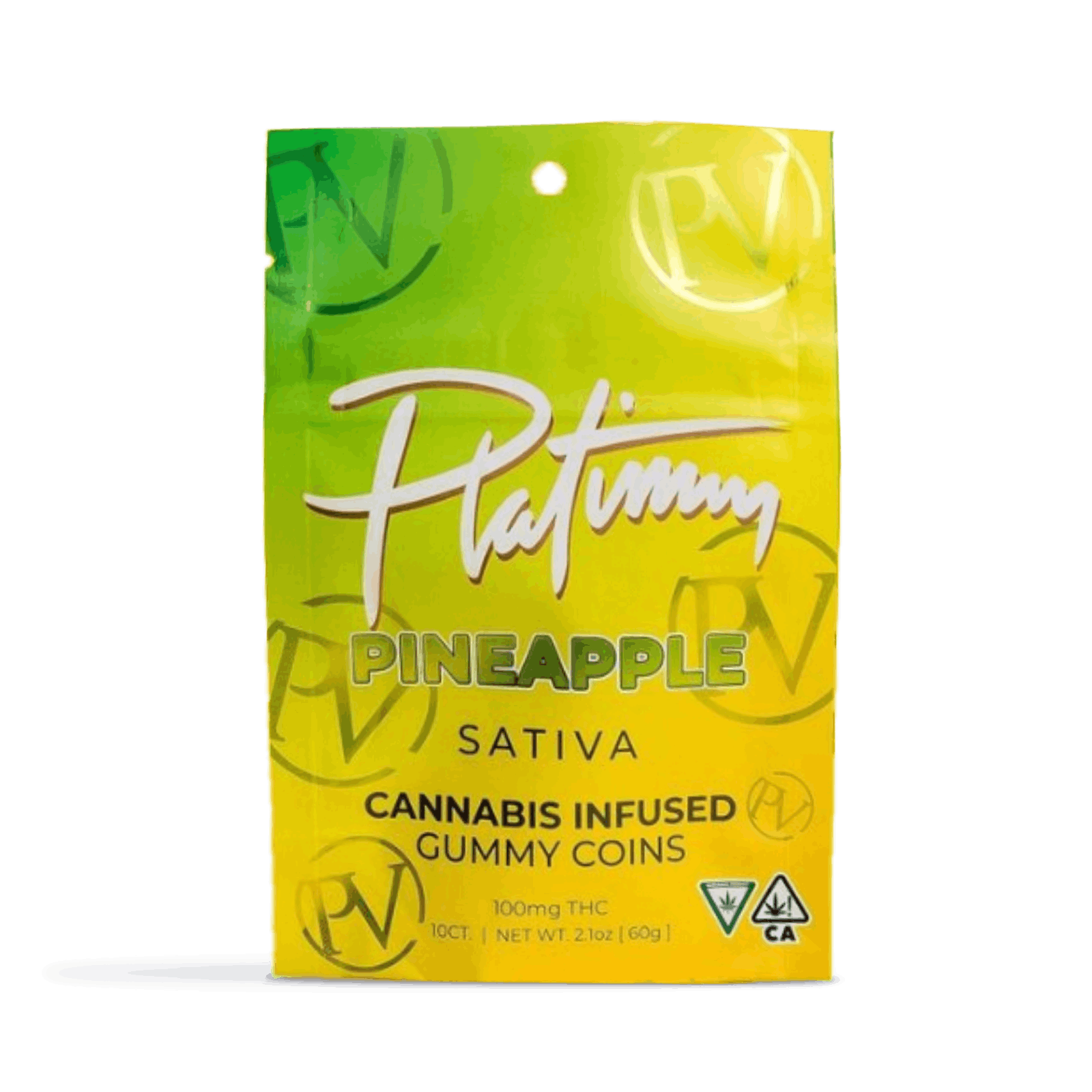Pineapple Sativa Gummy Coins 10-pack
