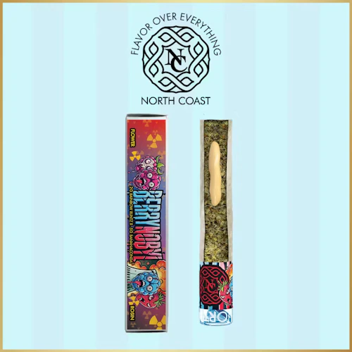 North Coast x Black Label x Madd Tropps - 2.5g Donut Rice Paper Tier 2 - Berrynobyl