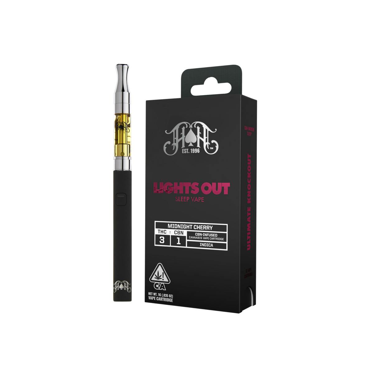 elfbar elfa master akku Midnight Cherry CBN Strain - 1g Distillate Cartridge | Heavy Hitters |  KindPeoples