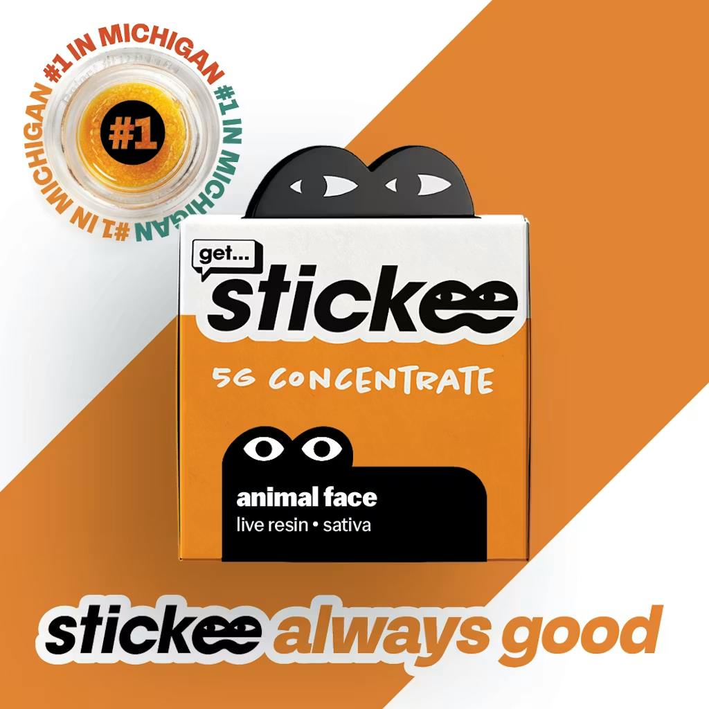 Stickee - 5g Live Resin - Animal Face