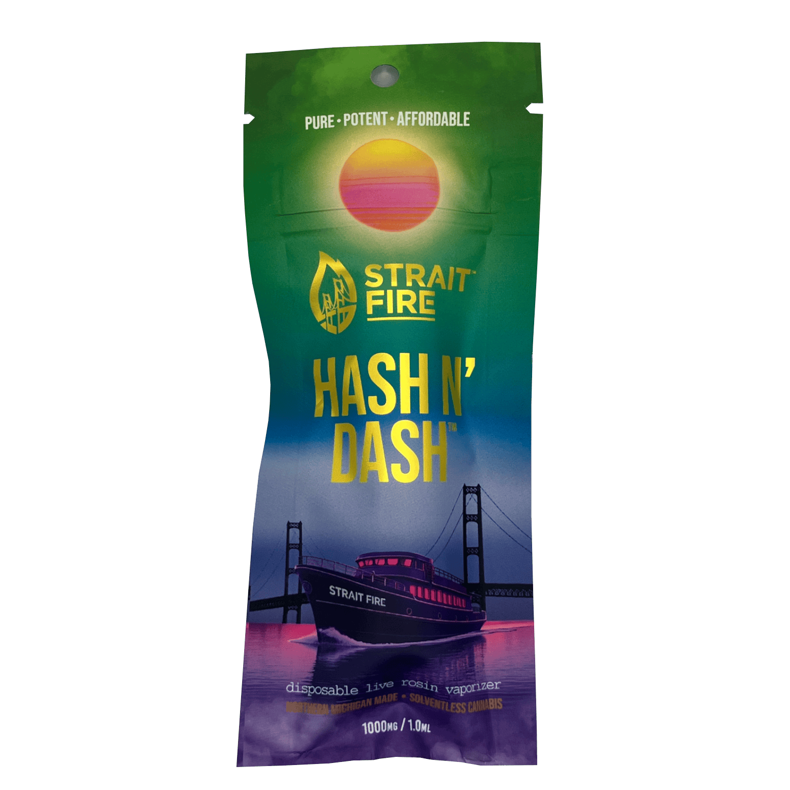 Product: Strait Fire | Live Rosin Disposable - 1g - NYC Chem
