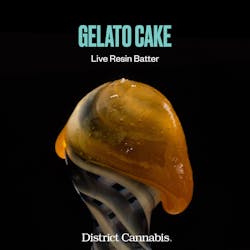 Live Resin Badder-Gelato Cake 1g