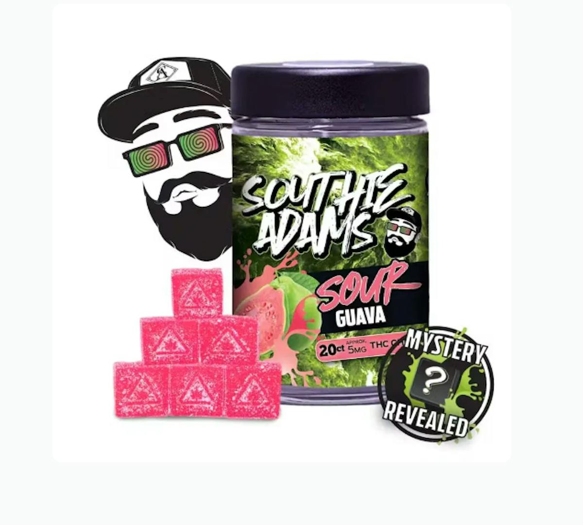 Nova Farms Southie Sour Guava Gummies 20 pack 100mg Zaza Green
