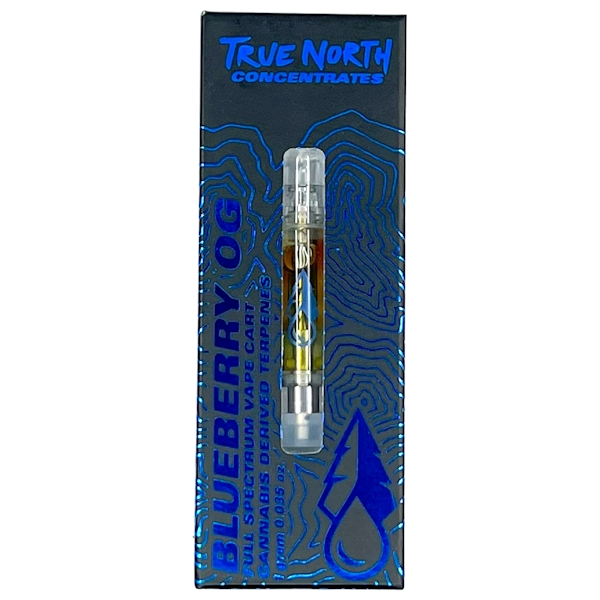 True North Cartridges | Blueberry OG Full Spectrum Cartridge | 1g
