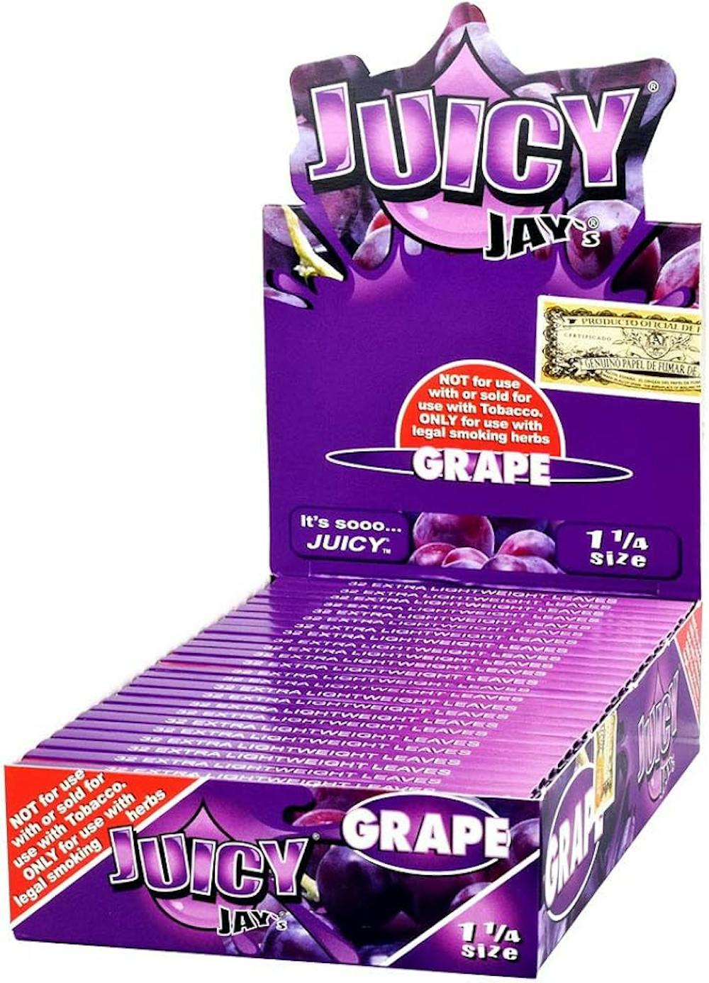 Product Juicy Jay's Rolling Papers | 1 1/4" 32pk | Grape