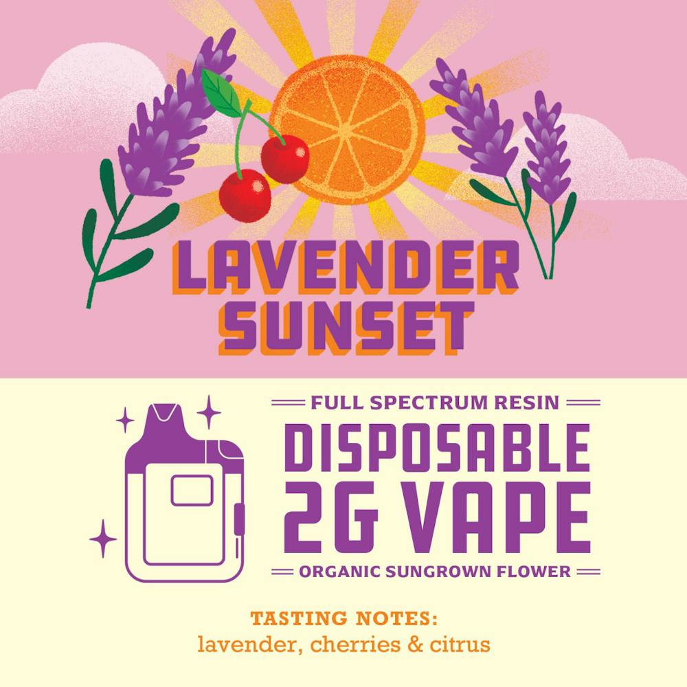 Product Lavender Sunset - Disposable Vape
