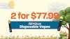 2 for $77.99 - Nimbus Disposable Vapes