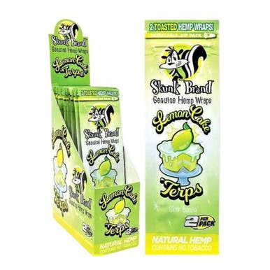 Skunk Brand SKUNK BRAND | LEMON CAKE TERPS | HEMP WRAPS | 2PK — ACCESSORIES