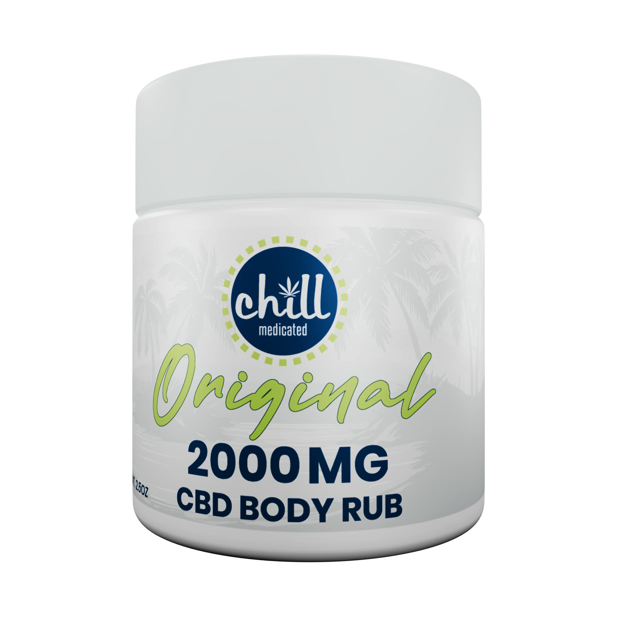 Chill Medicated | CBD Original I CBD Body Rub I 2000mg
