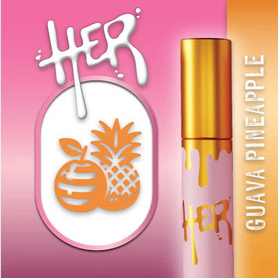 HER - 2-Pack 1g Hand Roll Preroll - Guava Pineapple