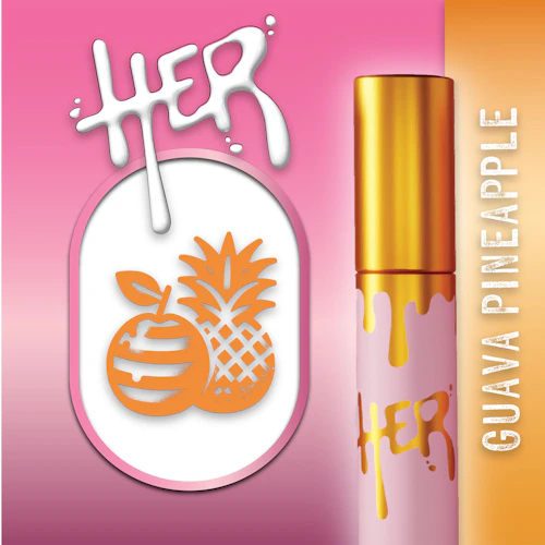 HER - 2-Pack 1g Hand Roll Preroll - Guava Pineapple